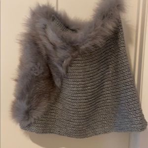 Fur poncho